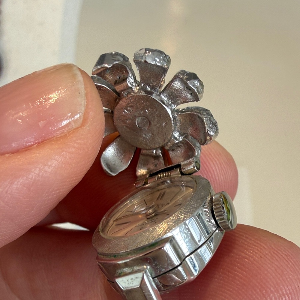 Blita swiss made Women's Watch ring with Jewel Accents - Picture 5 of 11